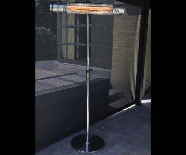 Luxe INOX staander voor terrasverwarmer