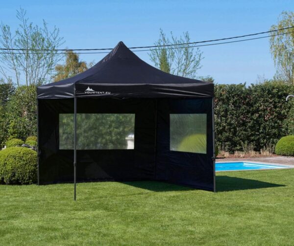 3x3 Vouwtent Premium Budget (3wanden inbegrepen)