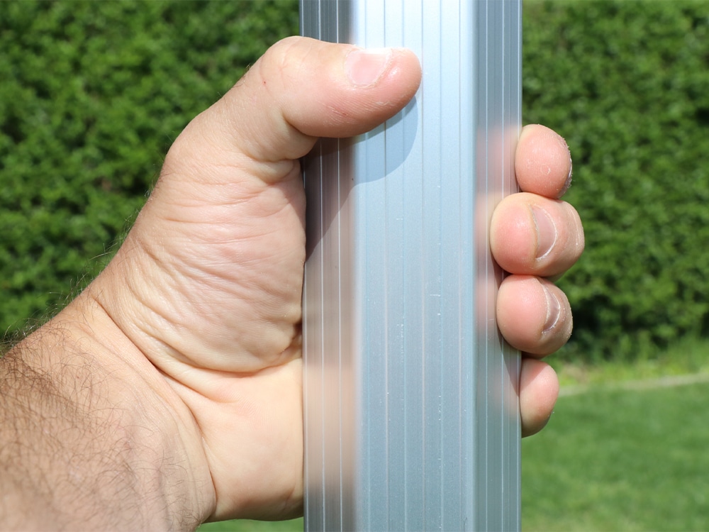 3X4,5 Vouwtent SolidGreen50 PVC 4 SolidGreen50PVC