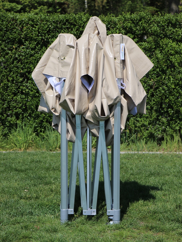 3X4,5 Vouwtent SolidGreen50 PVC 5 SolidGreen50PVC