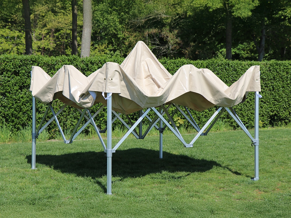 3X4,5 Vouwtent SolidGreen50 PVC 3 SolidGreen50PVC